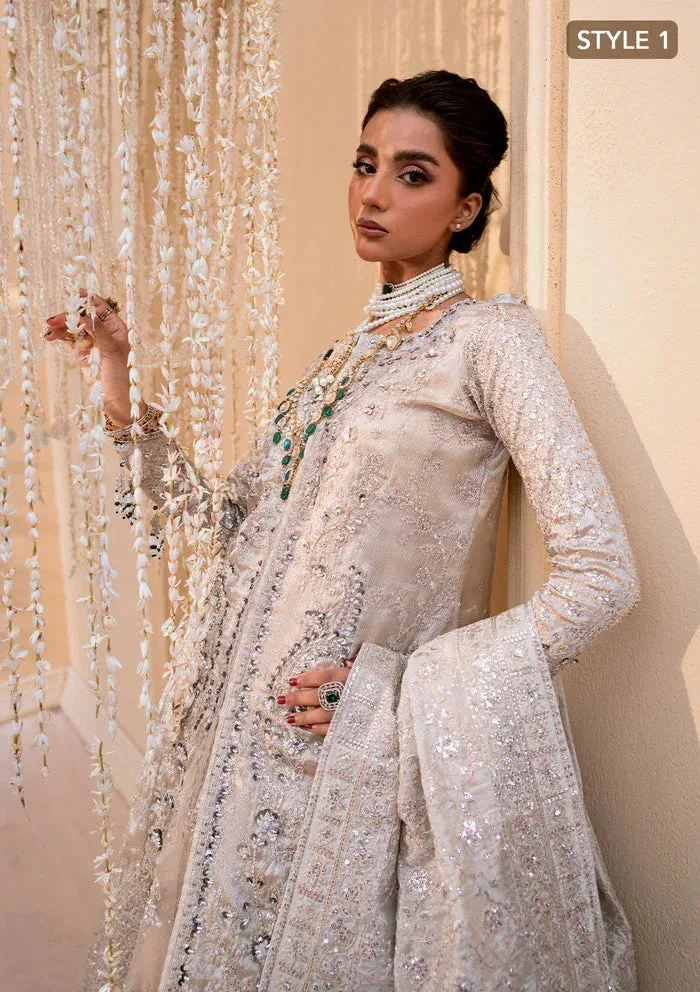 Aik Atelier Wedding Festive 25 Silver Organza – view 4 – Poshaq