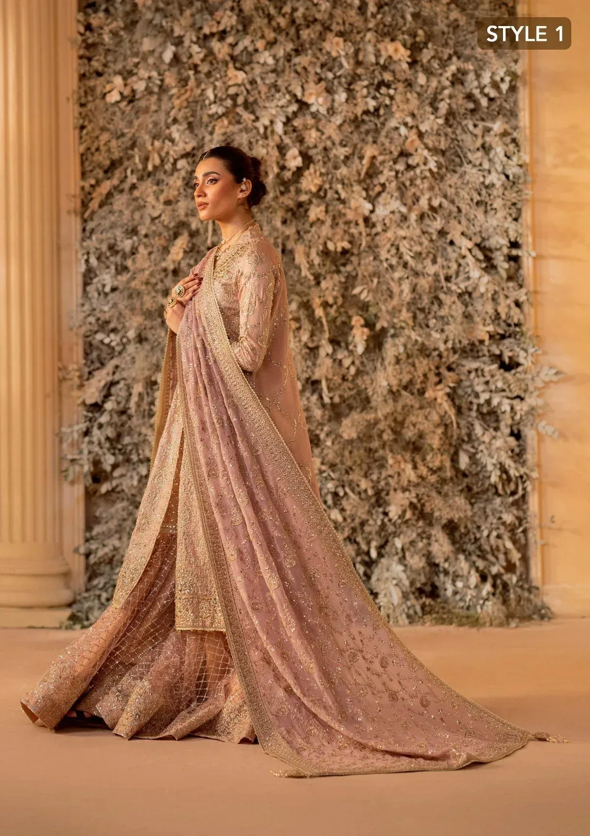 Aik Atelier Wedding Festive 25 Lilac Organza – view 5 – Poshaq
