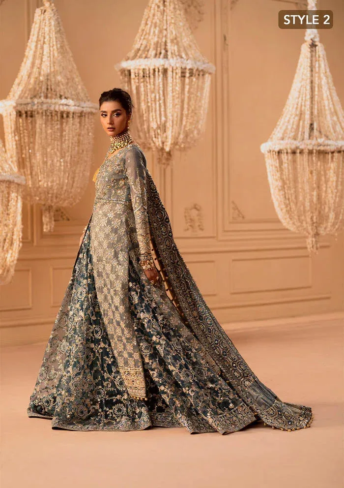 Aik Atelier Wedding Festive 25 Blue Organza – view 11 – Poshaq