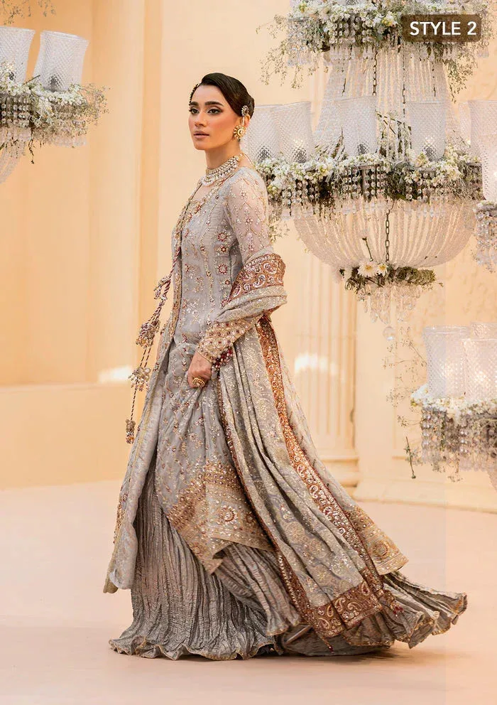Aik Atelier Wedding Festive 25 Grey Organza – view 10 – Poshaq