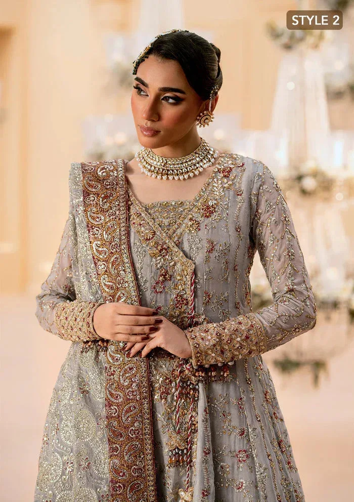 Aik Atelier Wedding Festive 25 Grey Organza – view 7 – Poshaq