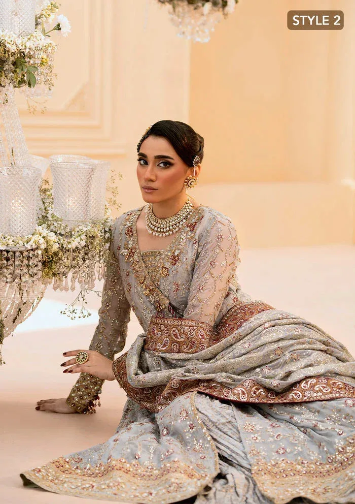 Aik Atelier Wedding Festive 25 Grey Organza – view 9 – Poshaq