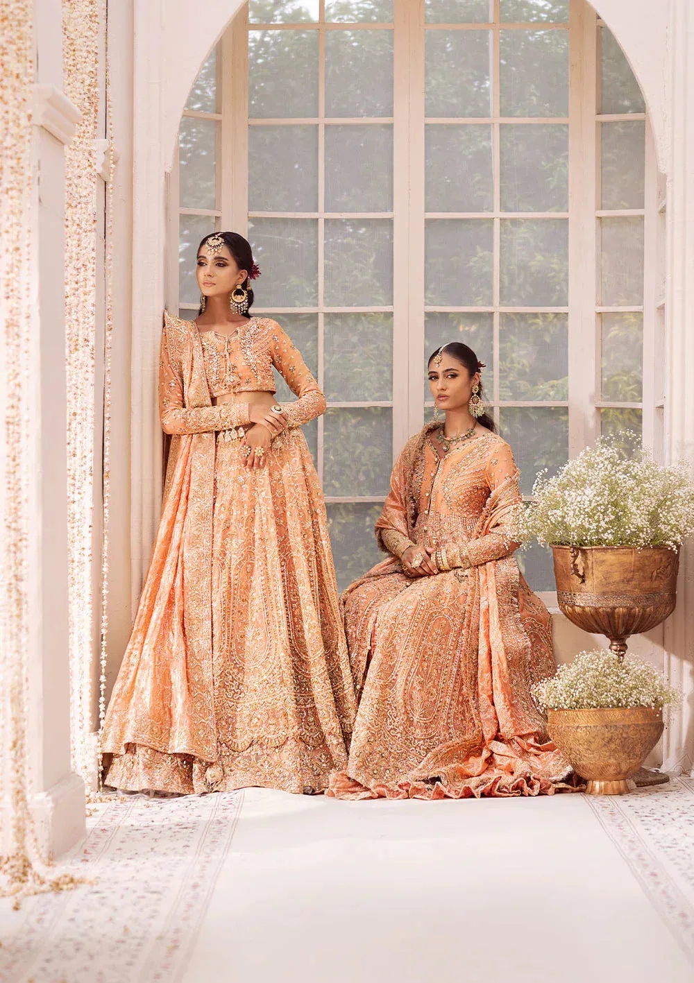 Aik Atelier Wedding Festive 24 Coral Organza – view 7 – Poshaq