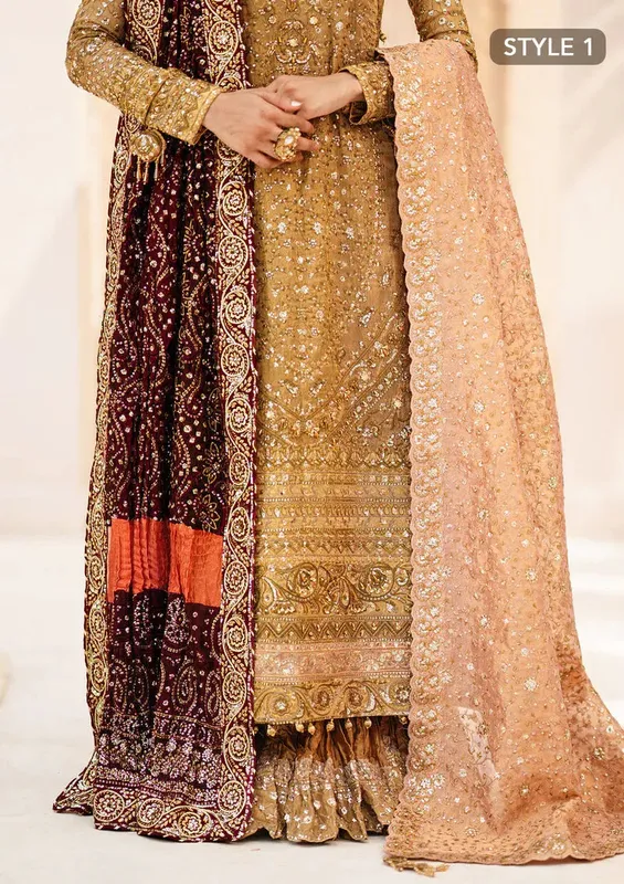 Aik Atelier Maroon Tissue – view 1 – Poshaq
