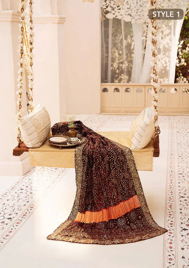 Aik Atelier Maroon Tissue – view 2 – Poshaq