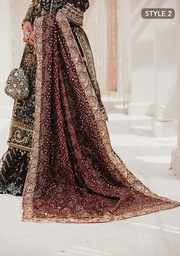 Aik Atelier Maroon Tissue – view 4 – Poshaq
