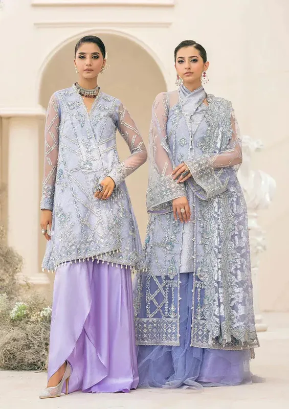 Aik Atelier Wedding Festive 23 Lilac Jacquard – view 1 – Poshaq