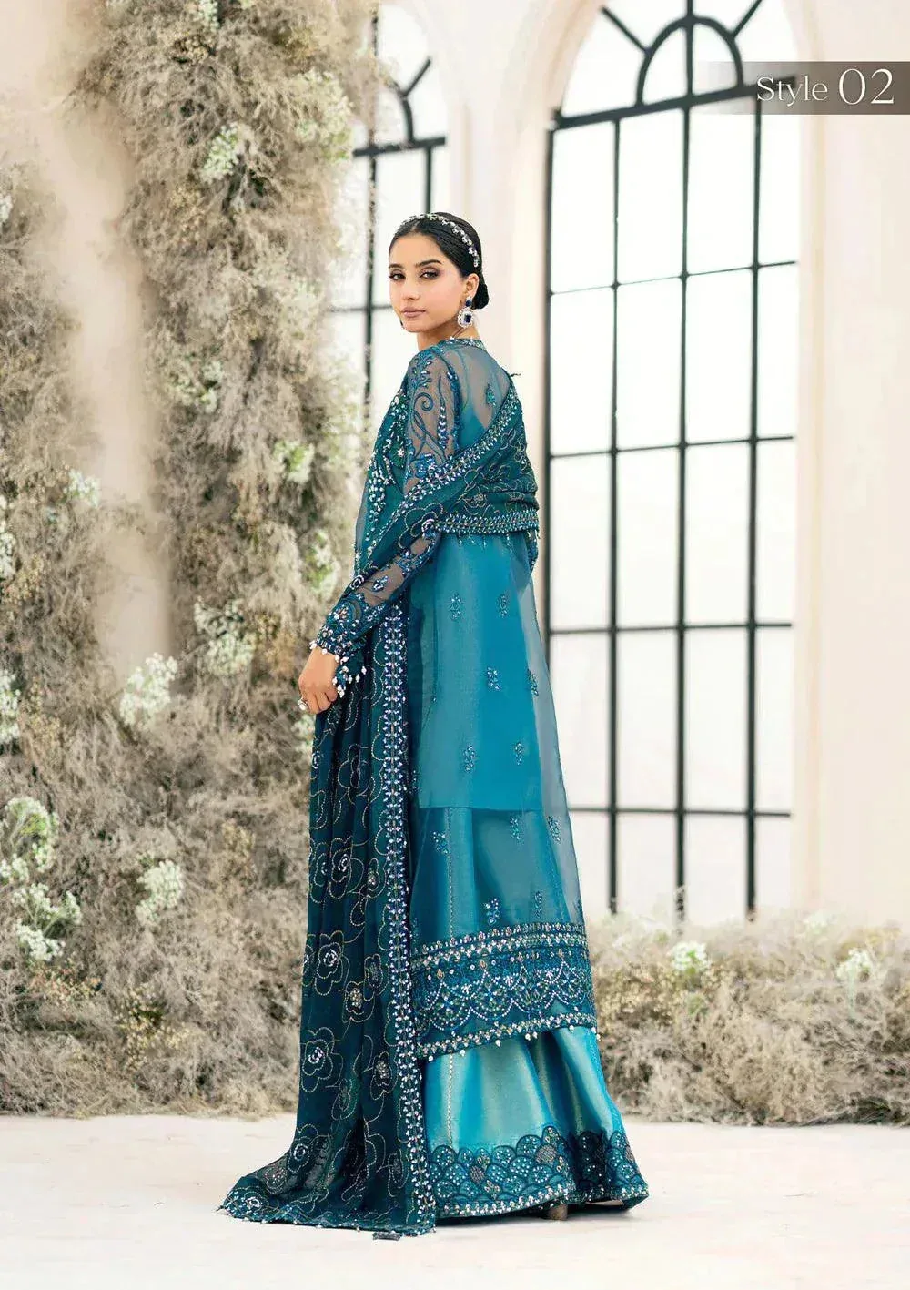 Aik Atelier Wedding Festive 23 Organza – view 2 – Poshaq