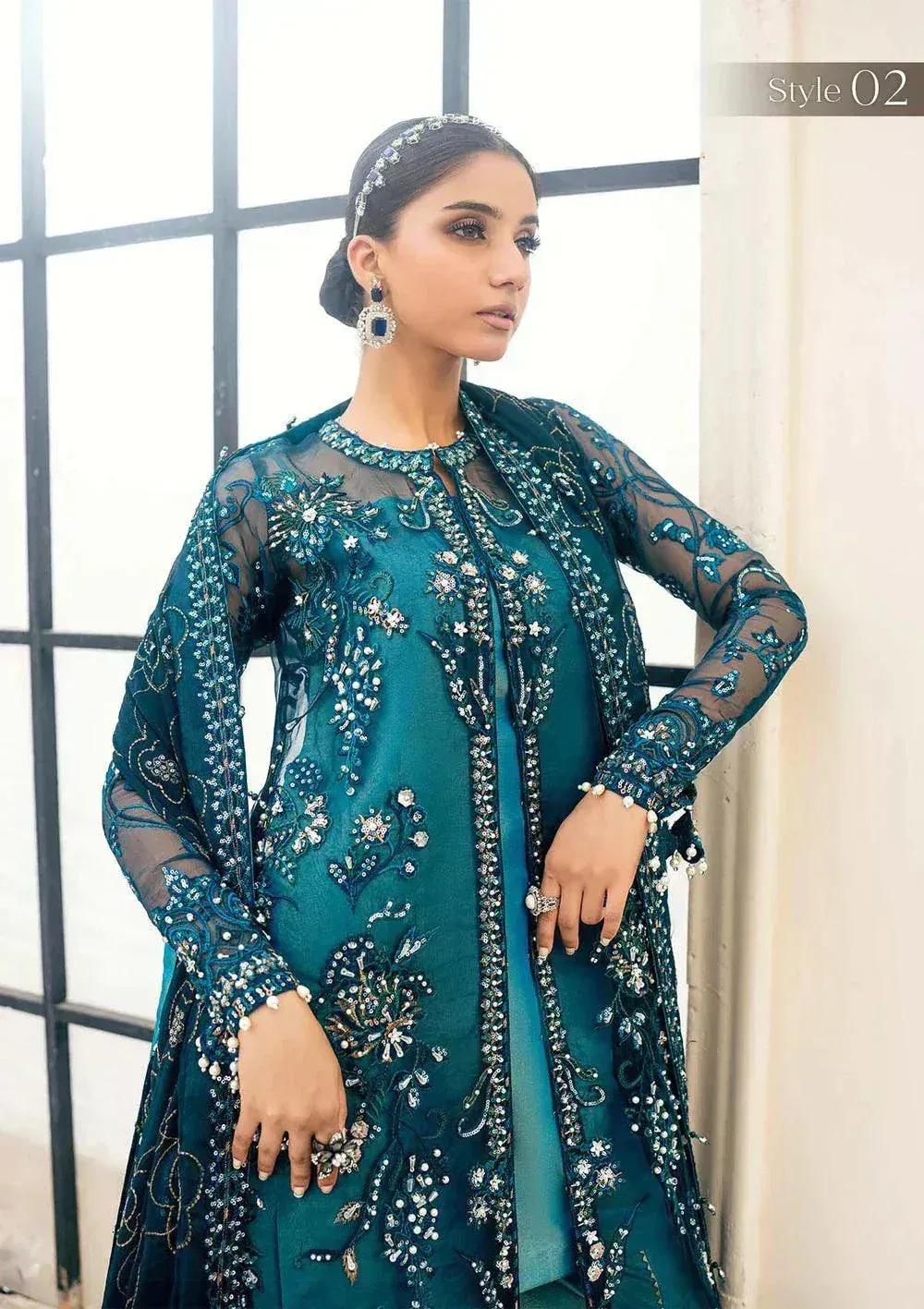 Aik Atelier Wedding Festive 23 Organza – view 3 – Poshaq