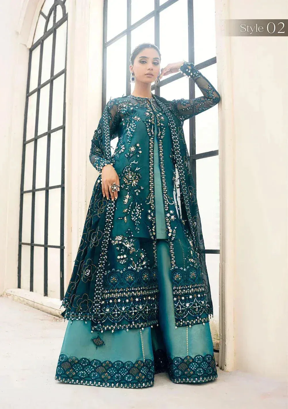 Aik Atelier Wedding Festive 23 Organza – view 4 – Poshaq