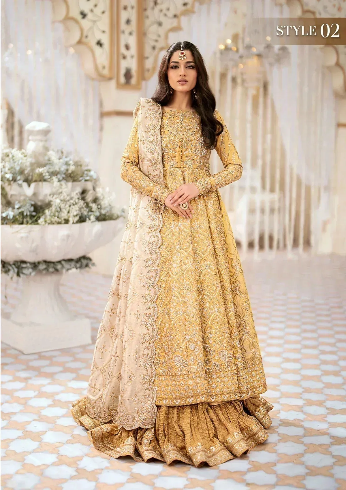 Aik Atelier Wedding Festive 24 Gold Tissue – view 2 – Poshaq