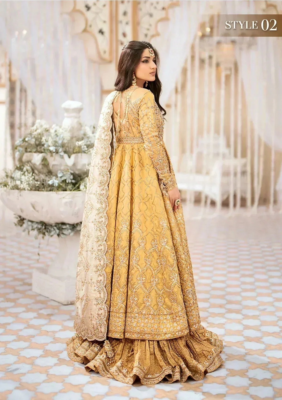 Aik Atelier Wedding Festive 24 Gold Tissue – view 4 – Poshaq