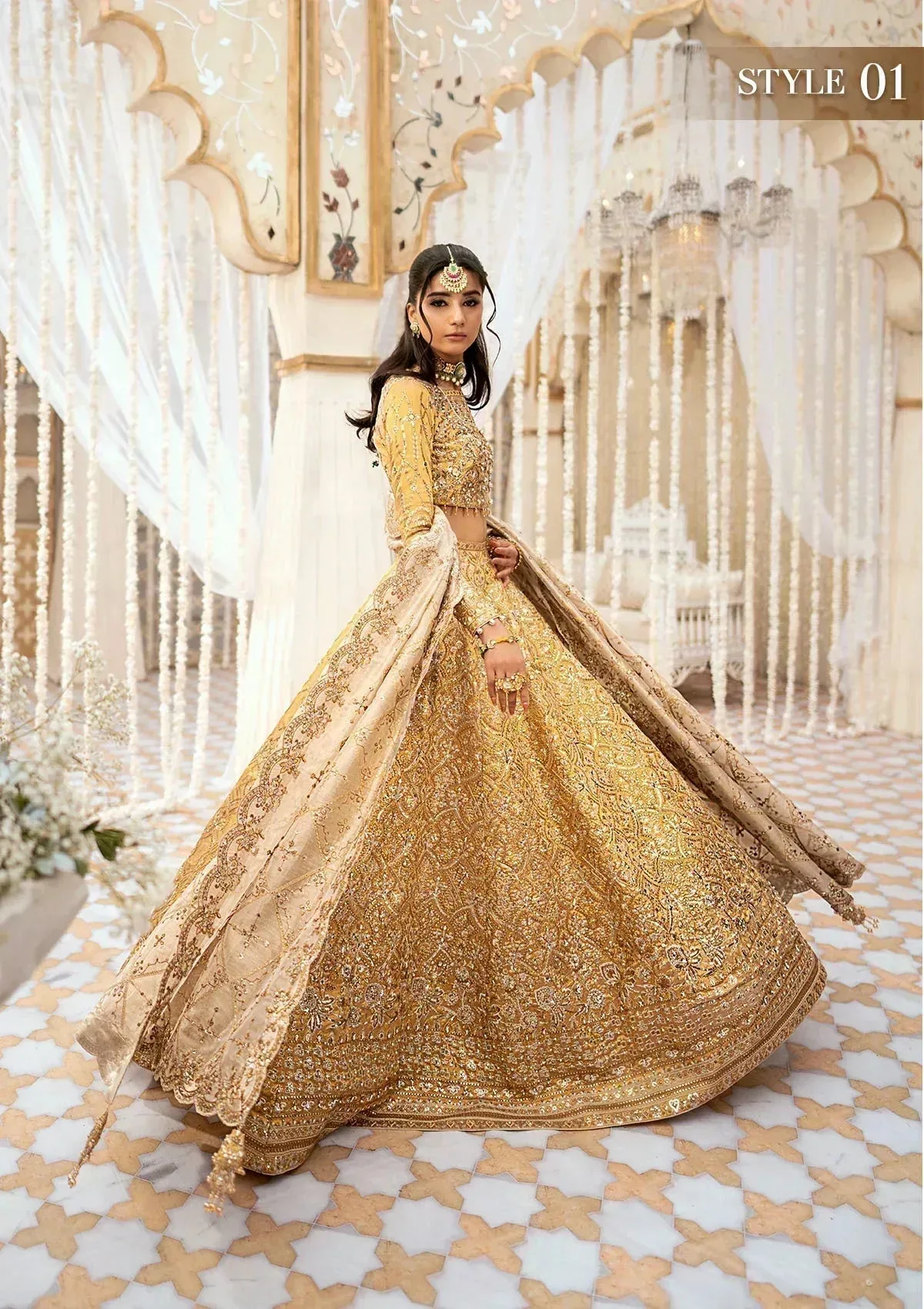 Aik Atelier Wedding Festive 24 Gold Tissue – view 7 – Poshaq