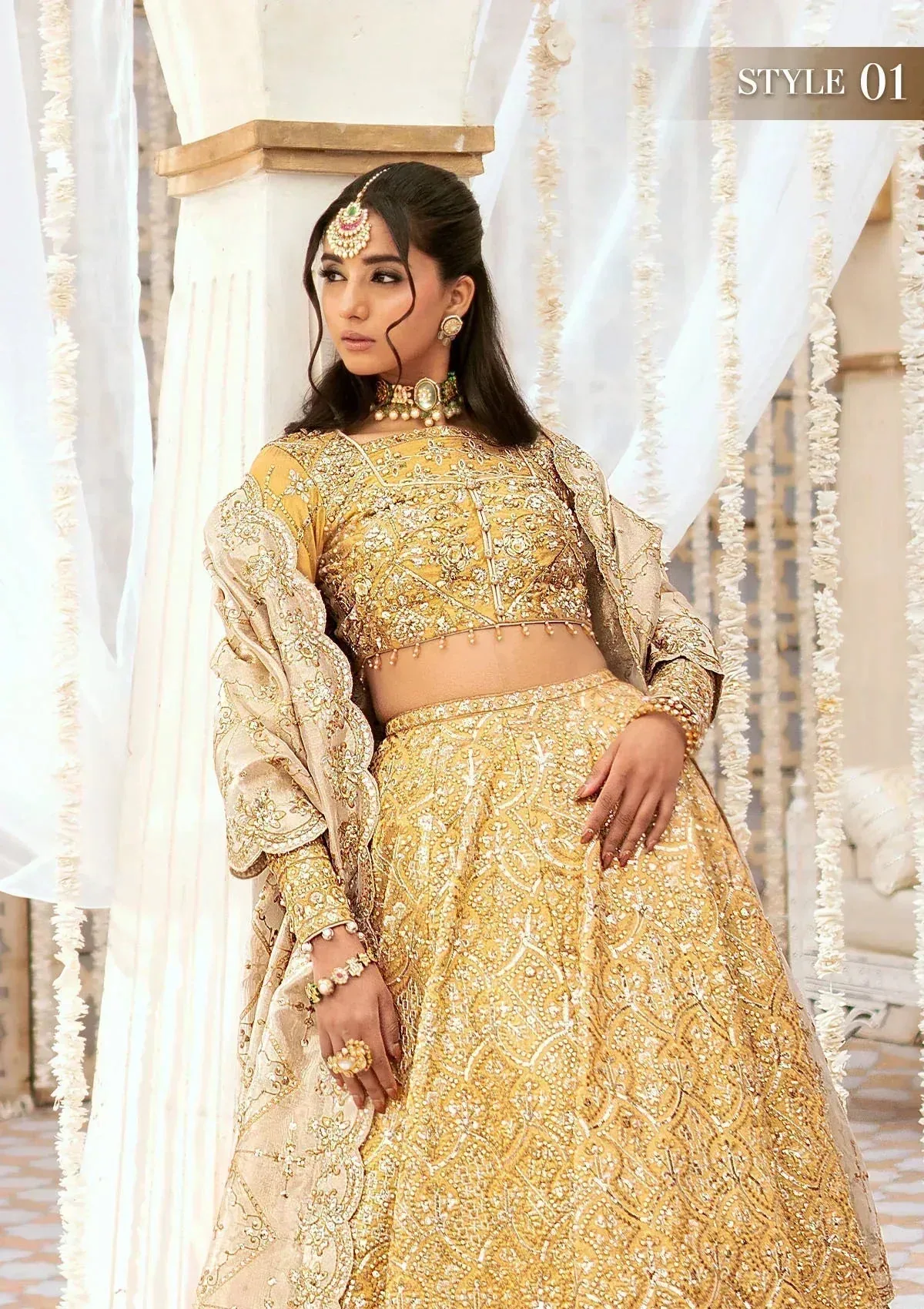Aik Atelier Wedding Festive 24 Gold Tissue – view 8 – Poshaq