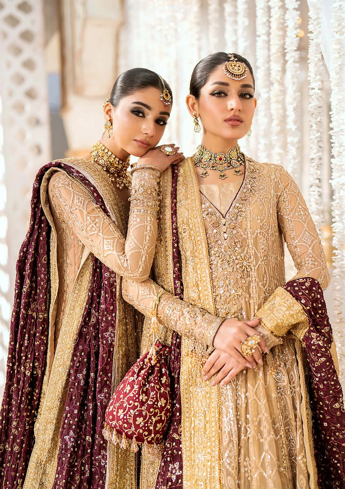 Aik Atelier Wedding Festive 24 Gold Organza – view 6 – Poshaq