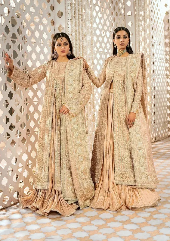 Aik Atelier Wedding Festive 24 Pink Masoori – view 1 – Poshaq