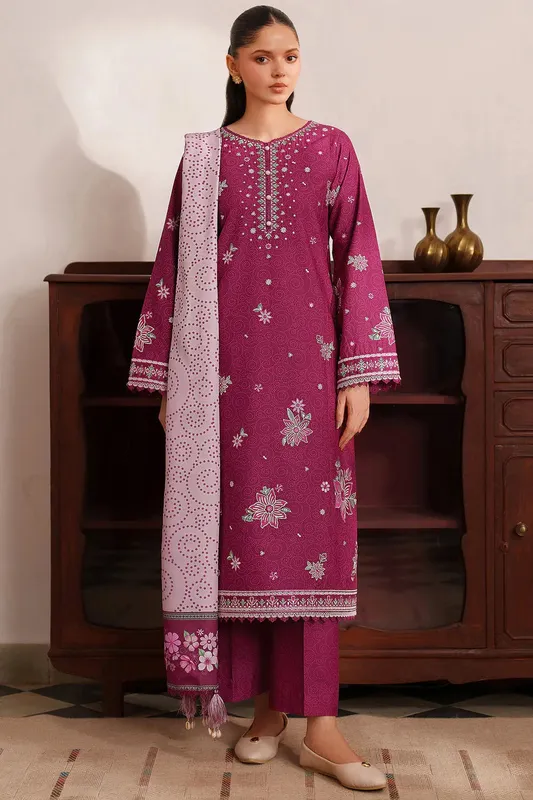 Farasha Meline Premium Viscose 25 Magenta Viscose – view 1 – Poshaq