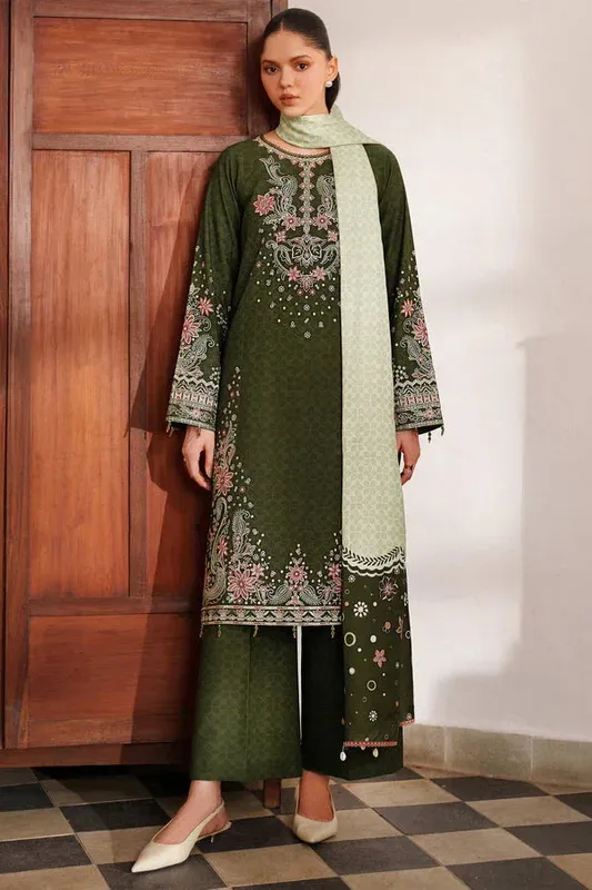 Farasha Meline Premium Viscose 25 Green Viscose – view 1 – Poshaq