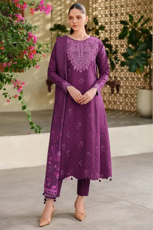 Farasha Meline Premium Viscose 25 Plum Viscose – view 1 – Poshaq