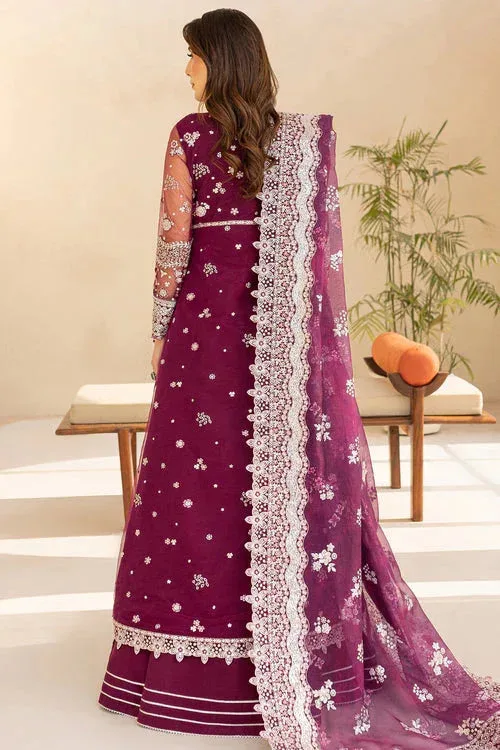 Farasha Lu Zella Premium Formals 25 magenta Raw Silk – view 2 – Poshaq