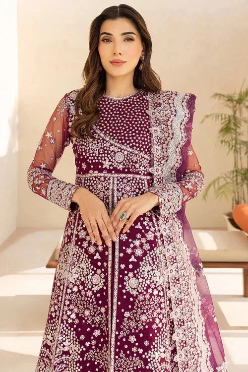 Farasha Lu Zella Premium Formals 25 magenta Raw Silk – view 4 – Poshaq