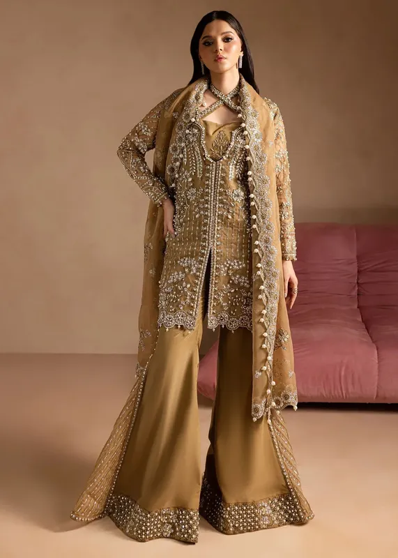 Maria Osama Khan Lamhay Wedding Festive Organza – view 1 – Poshaq