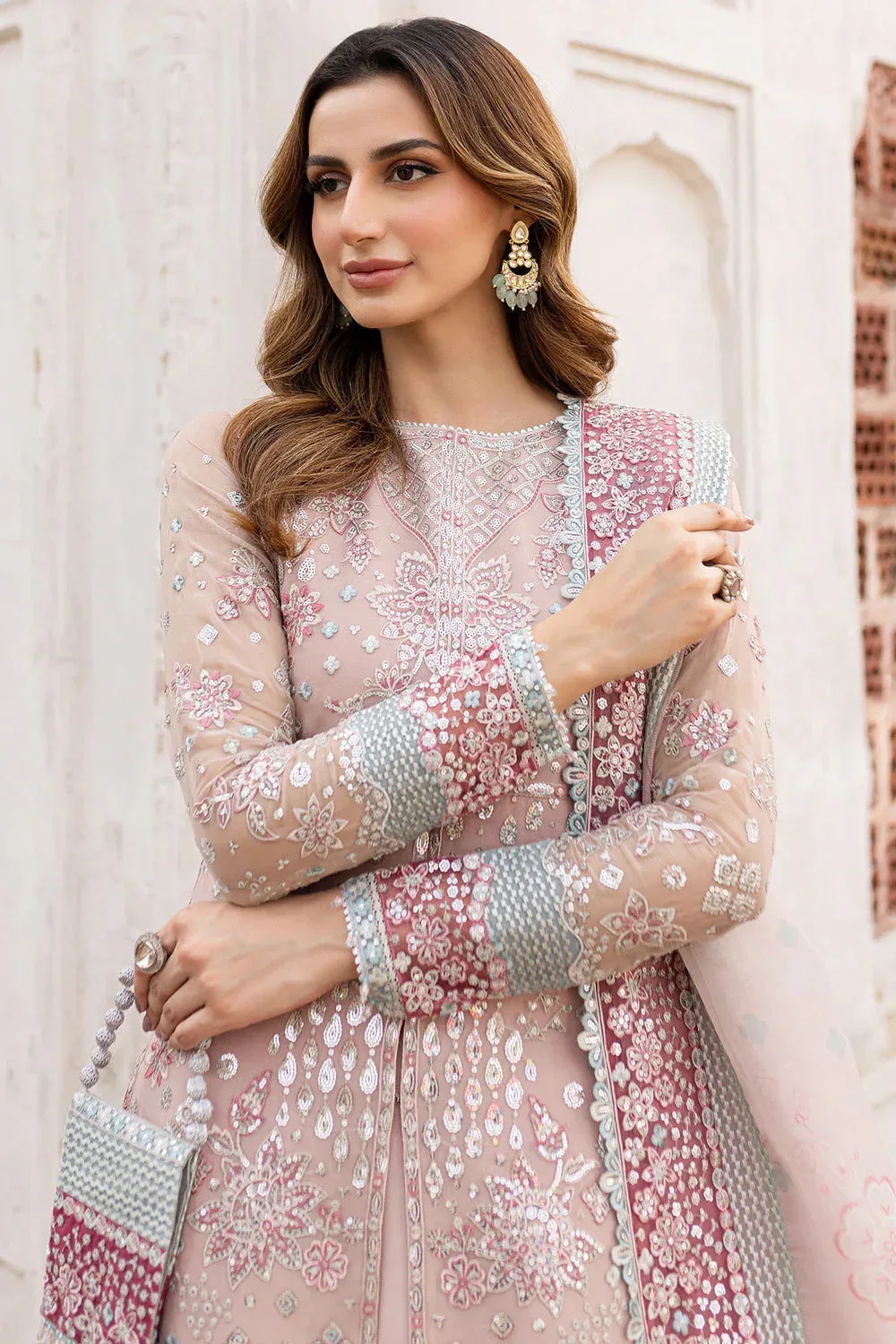 Farasha Ritzier Wedding Formals Lavender Pinocchio Raw Silk – view 3 – Poshaq