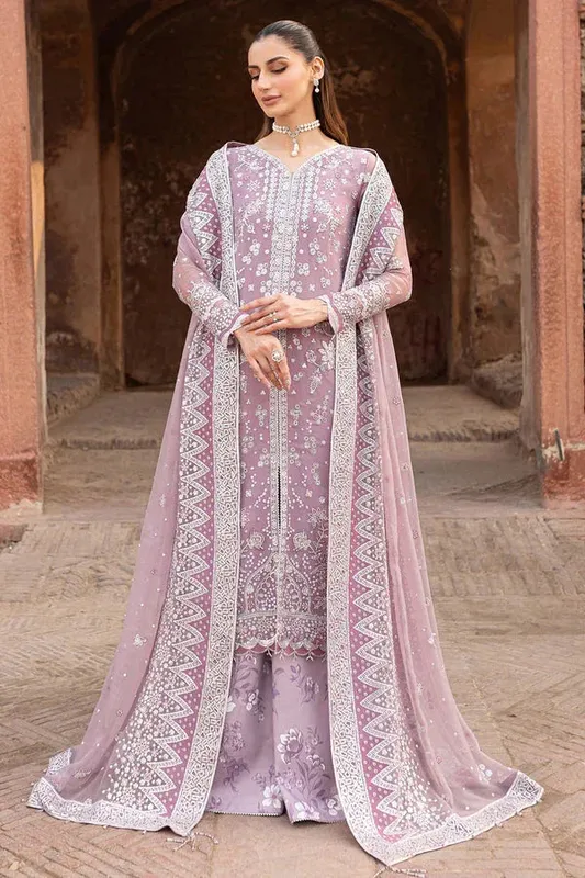 Farasha Ritzier Wedding Formals Lilac Chiffon – view 1 – Poshaq
