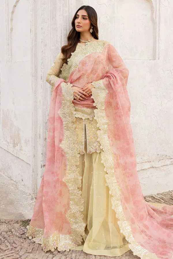 Farasha Ritzier Wedding Formals Pastel Yellow Raw Silk – view 3 – Poshaq