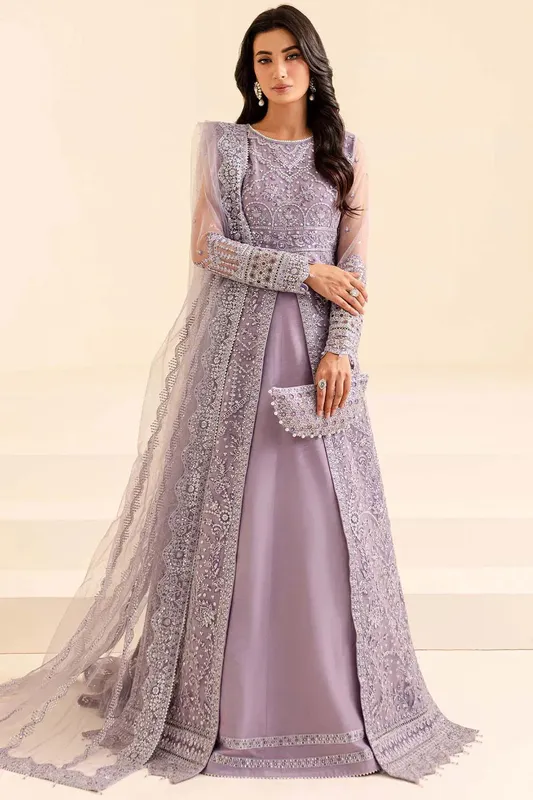 Farasha Lumiere Formals Fuchsia Raw Silk – view 1 – Poshaq