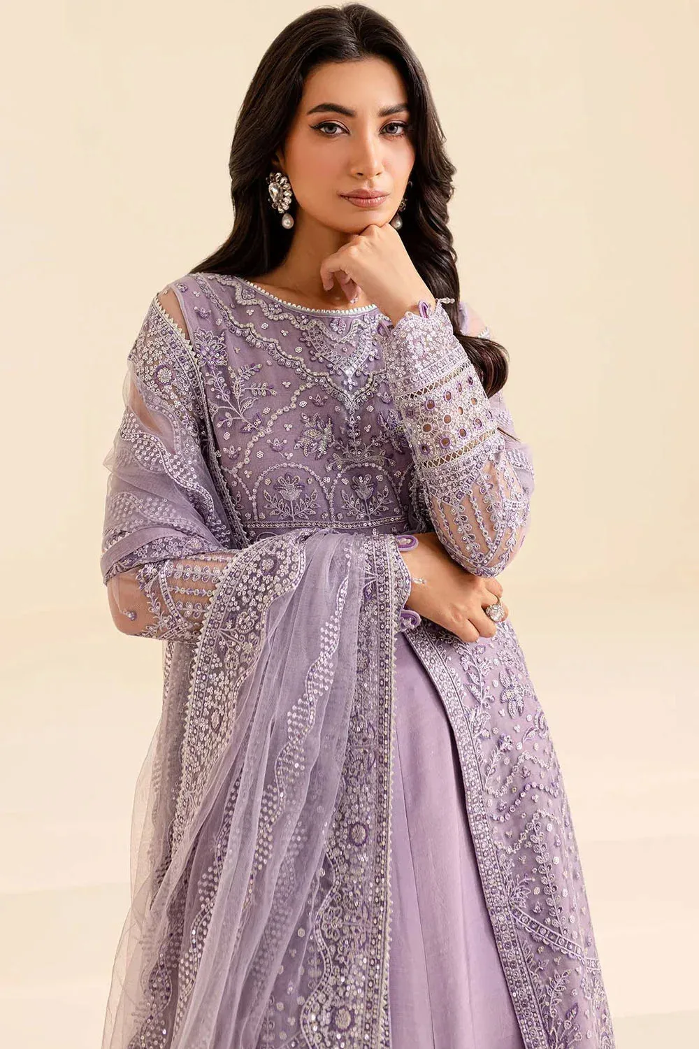 Farasha Lumiere Formals Fuchsia Raw Silk – view 5 – Poshaq