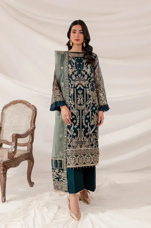 Farasha Lumiere Luxury Collection 23 Raw Silk – view 1 – Poshaq