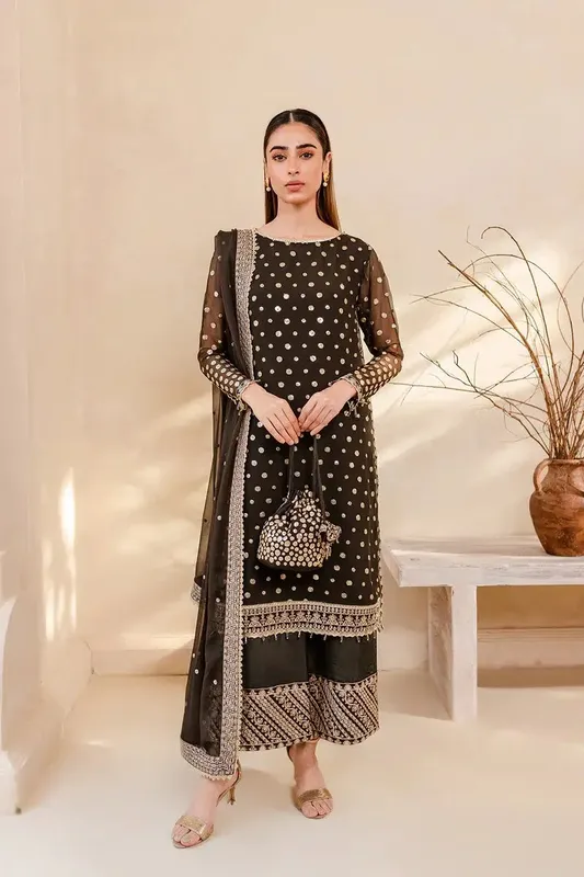 Farasha Ritzier Festive Formals Raw Silk – view 1 – Poshaq