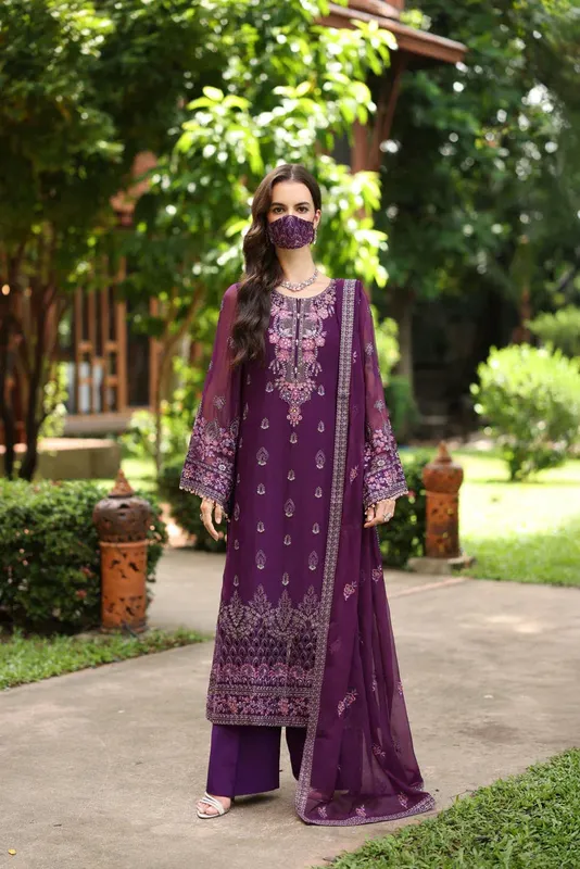Flossie Naayab Formals Magenta Organza – view 1 – Poshaq