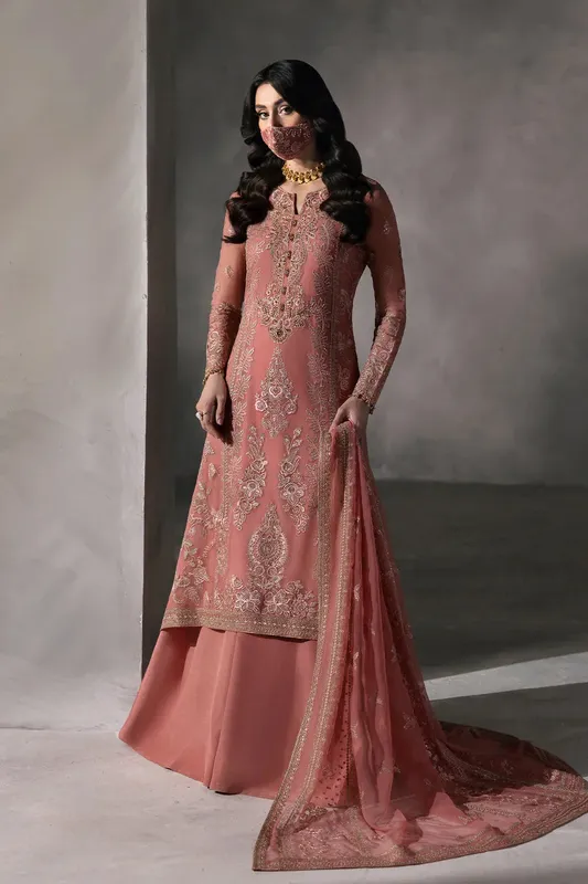 Flossie Laconic Formals Coral Organza – view 1 – Poshaq