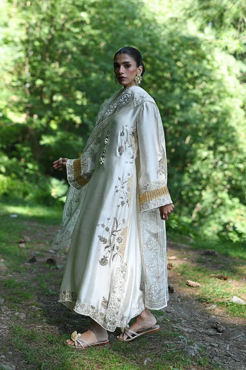 Hue Pret Farasha Luxury Pret Ivory Silk – view 5 – Poshaq