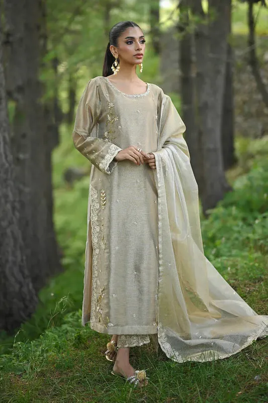 Hue Pret Farasha Luxury Winter Ivory – view 1 – Poshaq