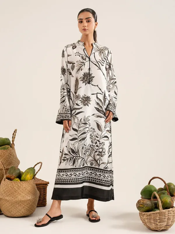 Izel Sunset street Pret White Lawn – view 1 – Poshaq