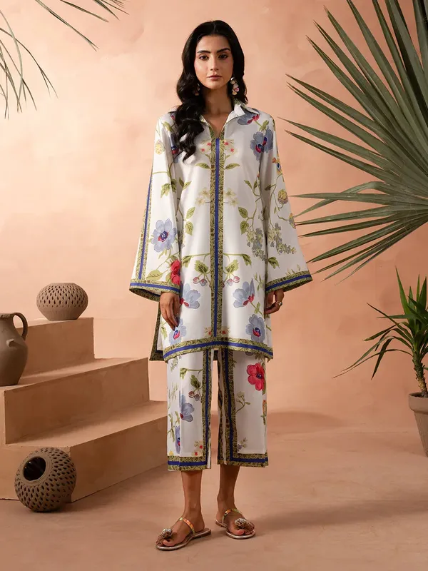 Izel Sunset street Pret White Lawn – view 1 – Poshaq