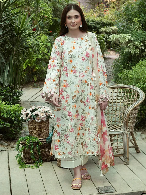 Izel Oh Spring Lawn 25 Mint Chiffon – view 1 – Poshaq