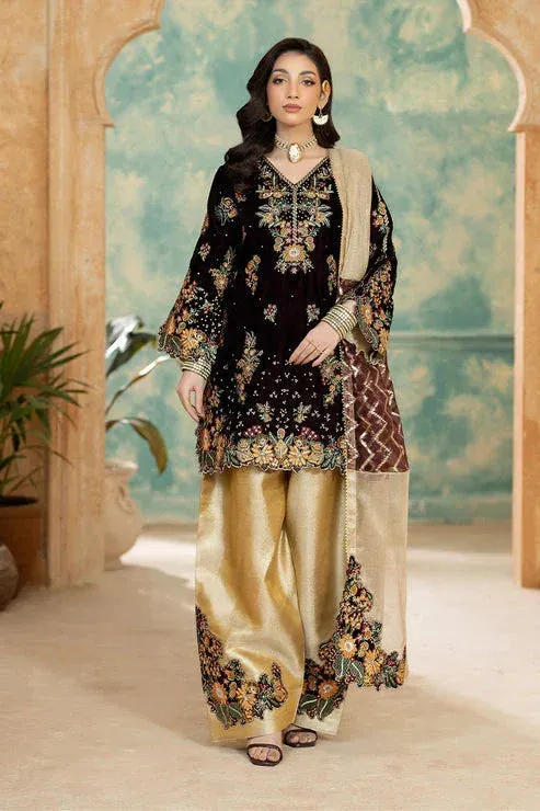 Imrozia Premium Rukh e Makhmal Red Masoori – view 1 – Poshaq