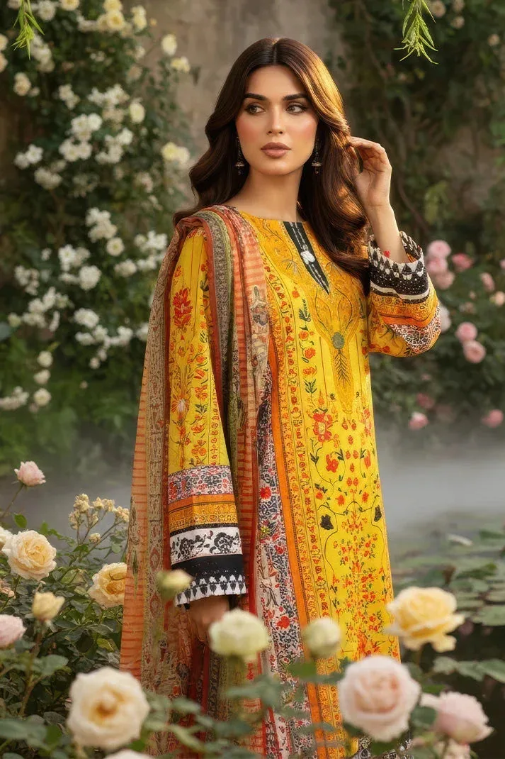 Imrozia Premium Day Dreams Mustard Yellow Jacquard – view 5 – Poshaq