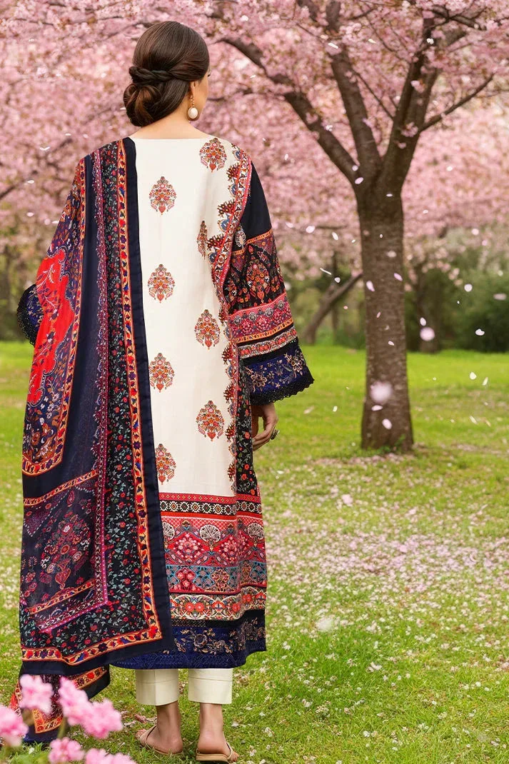 Imrozia Premium Day Dreams Ivory Cotton – view 2 – Poshaq