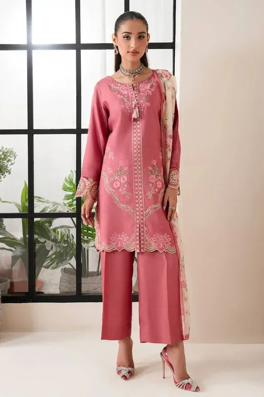 Imrozia Premium Rose Pink Viscose – view 1 – Poshaq