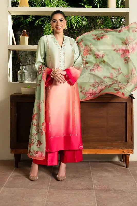 Imrozia Premium Celeste Pret 25 Multi Silk – view 1 – Poshaq