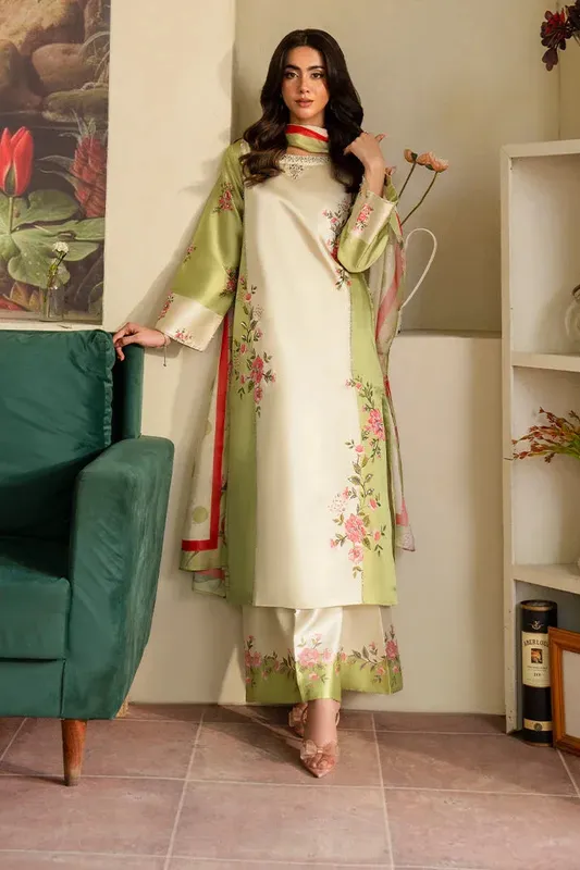 Imrozia Premium Celeste Pret 25 Ivory Silk – view 1 – Poshaq