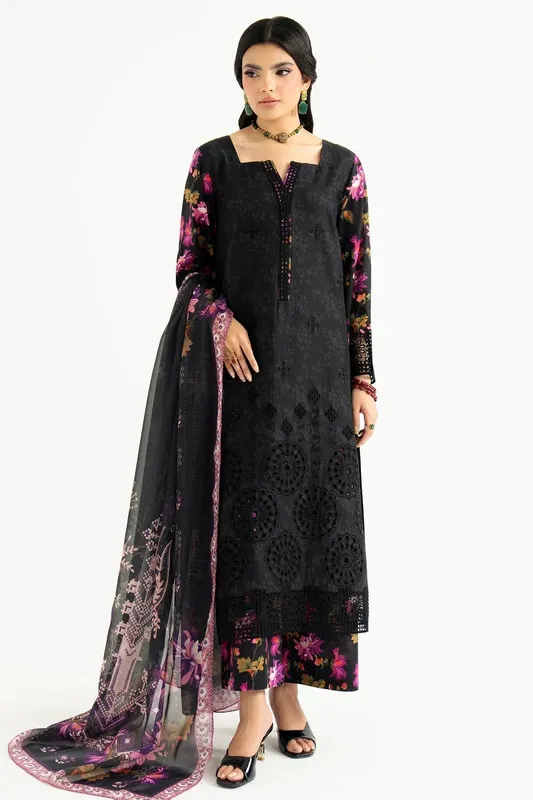 Imrozia Premium Sifa Casuals Black Silk – view 1 – Poshaq