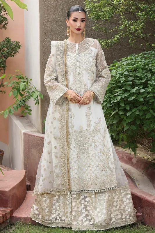 Imrozia Premium Ivory Raw Silk – view 1 – Poshaq
