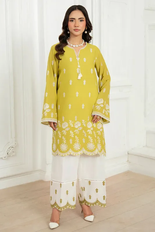 Imrozia Premium Kianna Casuals citrine Cotton – view 1 – Poshaq