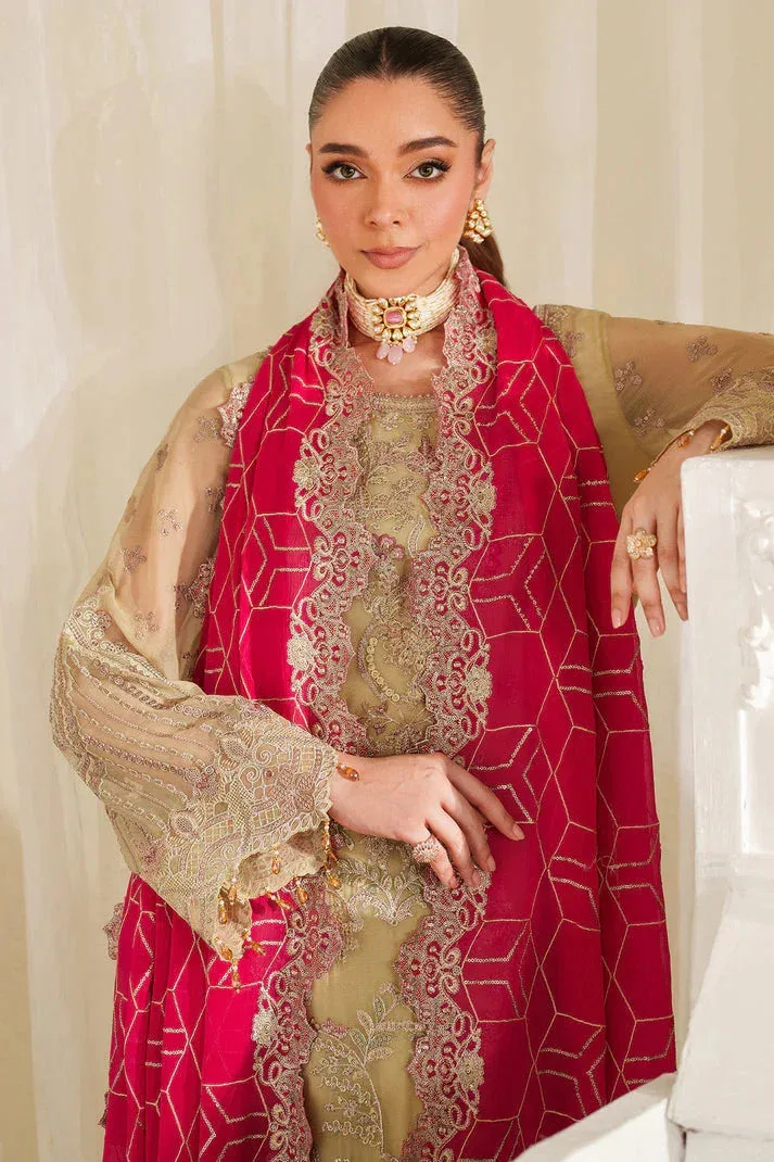 Imrozia Premium Noore Formals Ivory Raw Silk – view 3 – Poshaq
